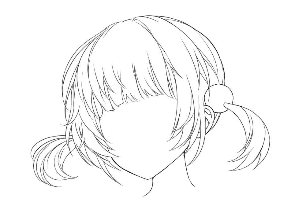 Top 89+ anime hair template - in.cdgdbentre