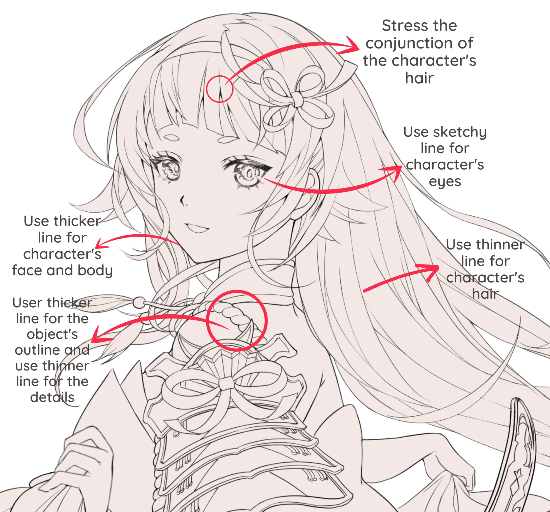 Tips for Drawing Digital Anime Line Art!