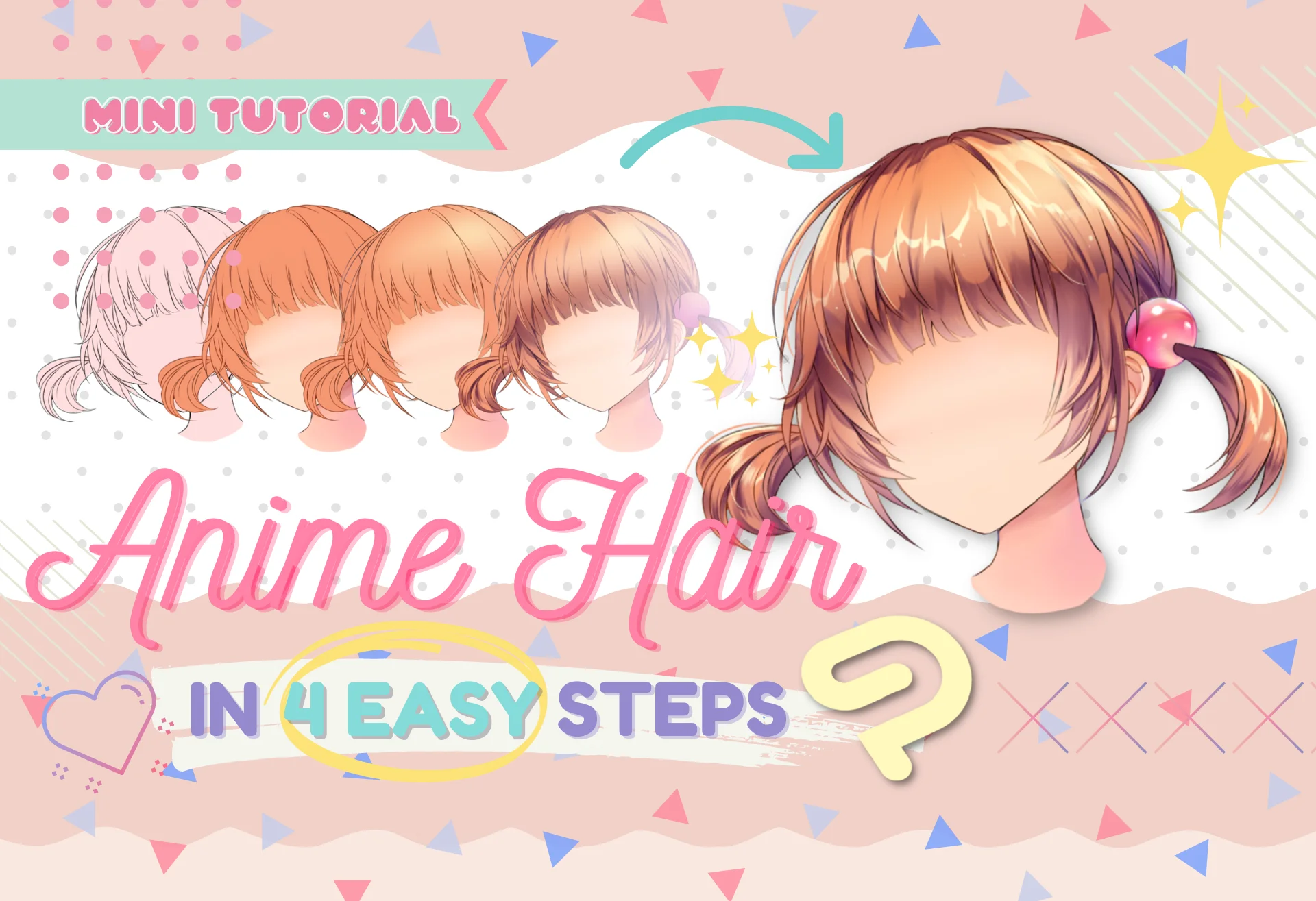 How to Color Anime Hair in 4 Steps (The EASY WAY) – LUNAR ☆ MIMI