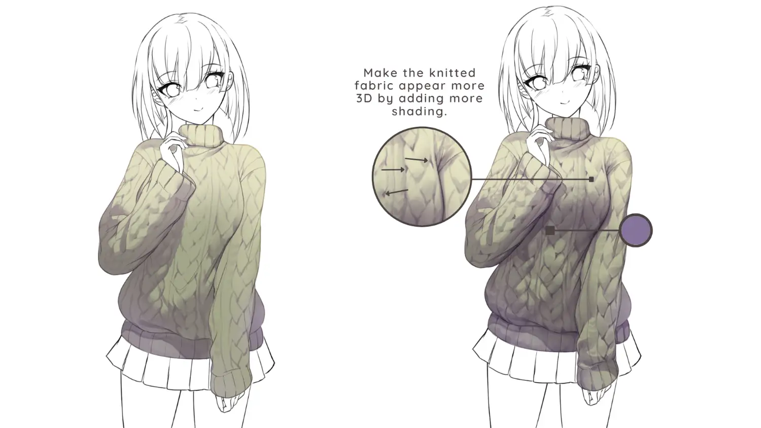 Discover 77+ anime sweater drawing latest in.cdgdbentre