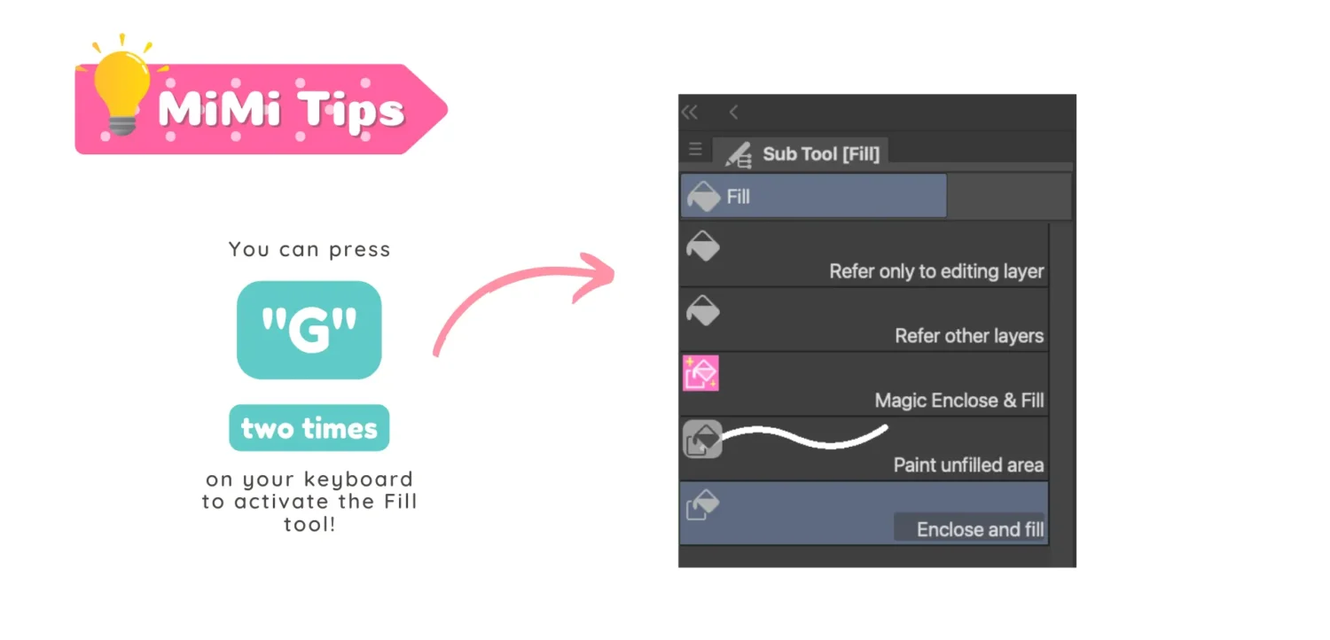 Quick tips for base coloring: Color Faster With Clip Studio Paint Fill Tool  – LUNAR ☆ MIMI