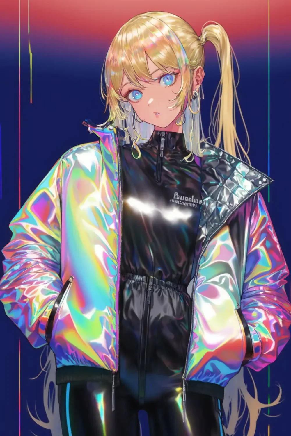 Premium AI Image  anime girl character AI generated