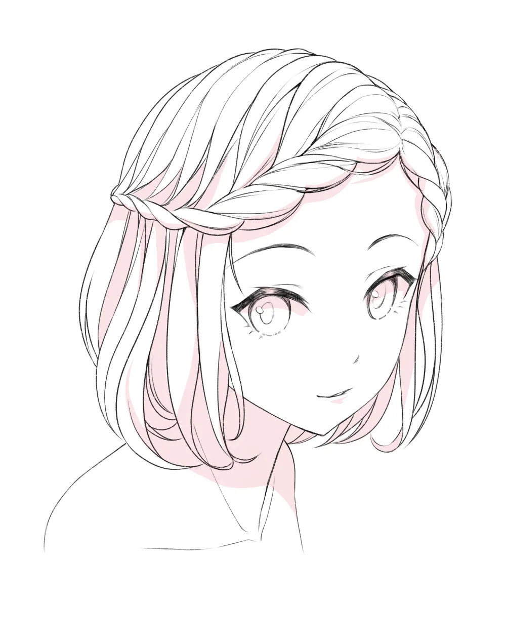 Pinterest | Chibi hair, Anime hair, Manga hair