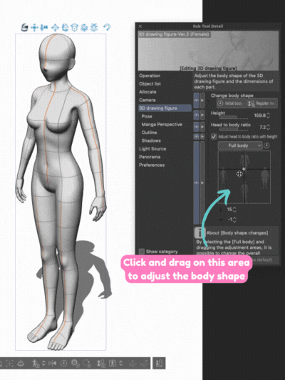 How to use 3d model in Clip Studio Paint – LUNAR ☆ MIMI