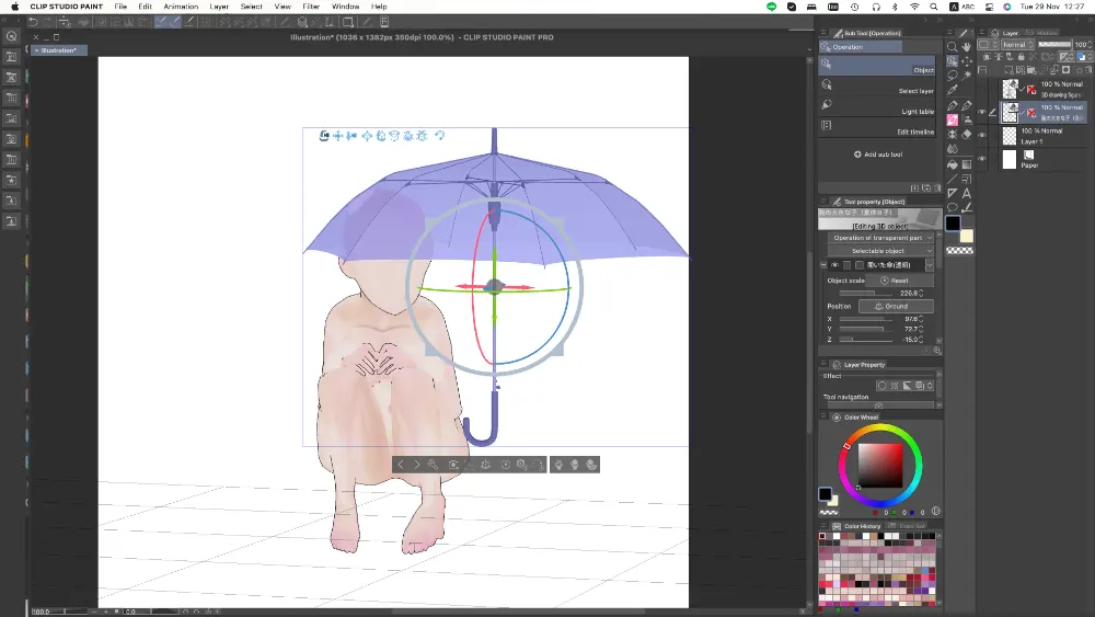 How to use 3d model in Clip Studio Paint – LUNAR ☆ MIMI