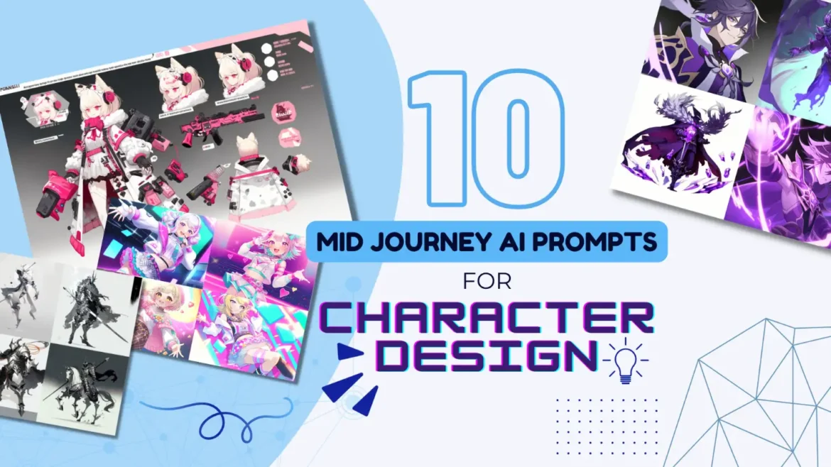 Midjourney Prompt Anime Character Illustrations (Instant Download