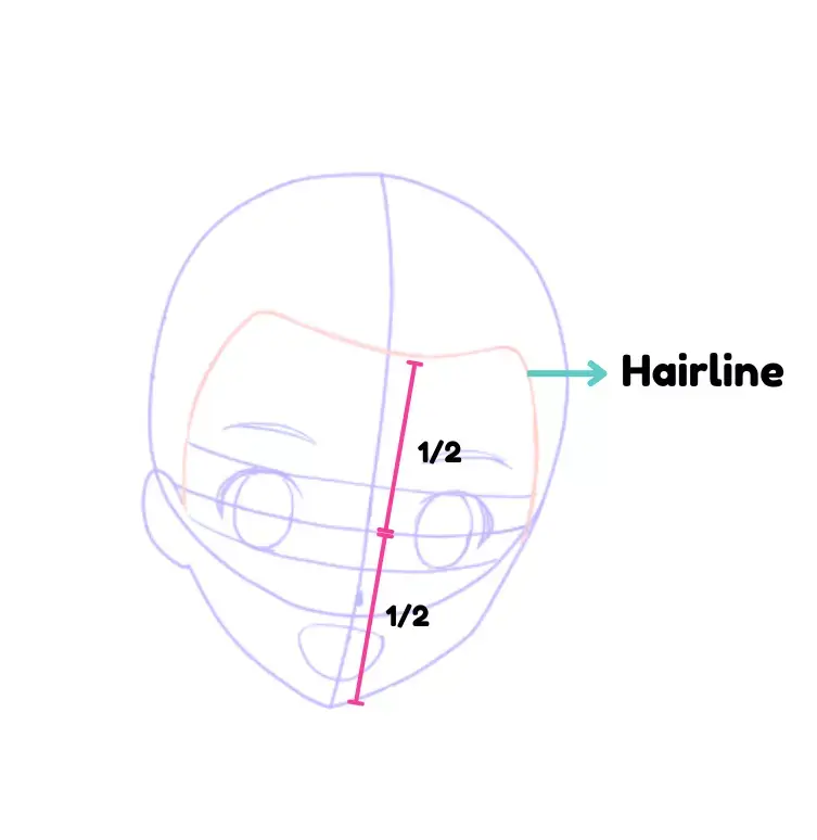 Anime head proportions Please keep in mind these are artistic  interpretations  Female anime heads are rounder and have big eyes  People  Instagram