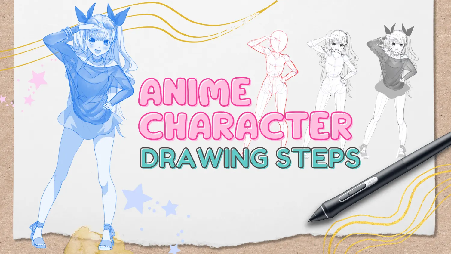 How To Draw Anime: Drawing Step By Step For Beginners - Most Know Anime  Characters (Paperback)