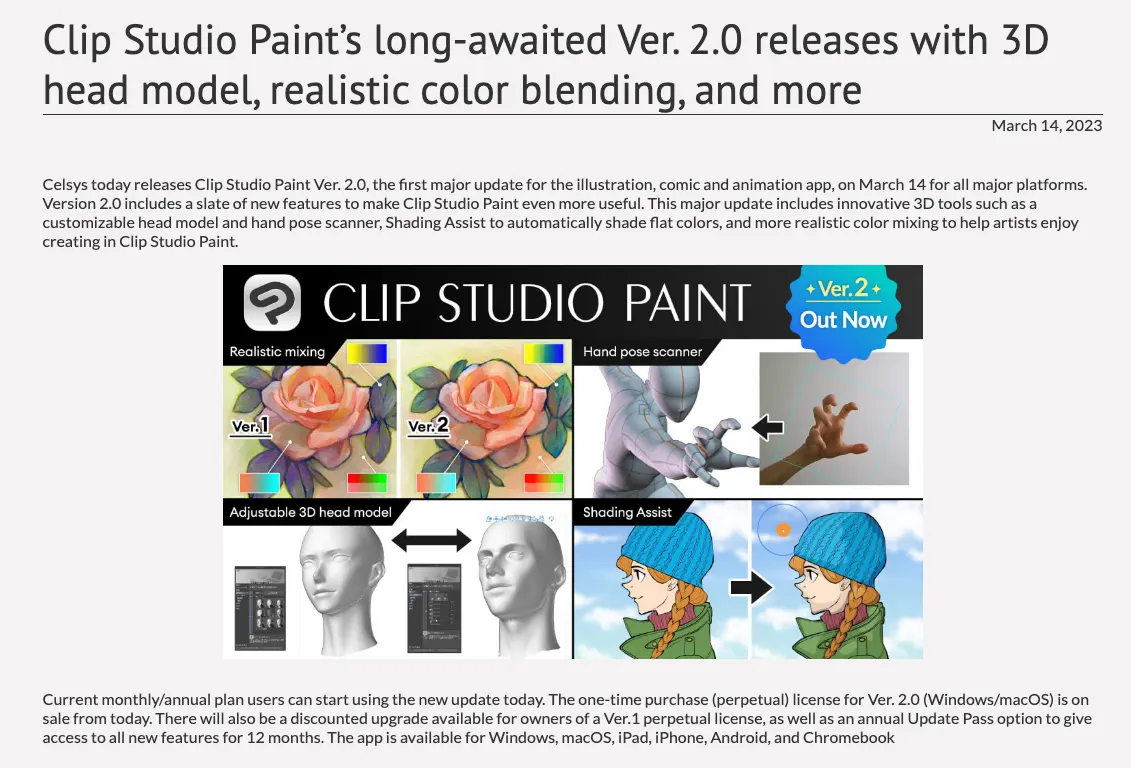 Clip Studio Paint Reviews 2023: Is The  Version Worth It? – LUNAR ☆ MIMI