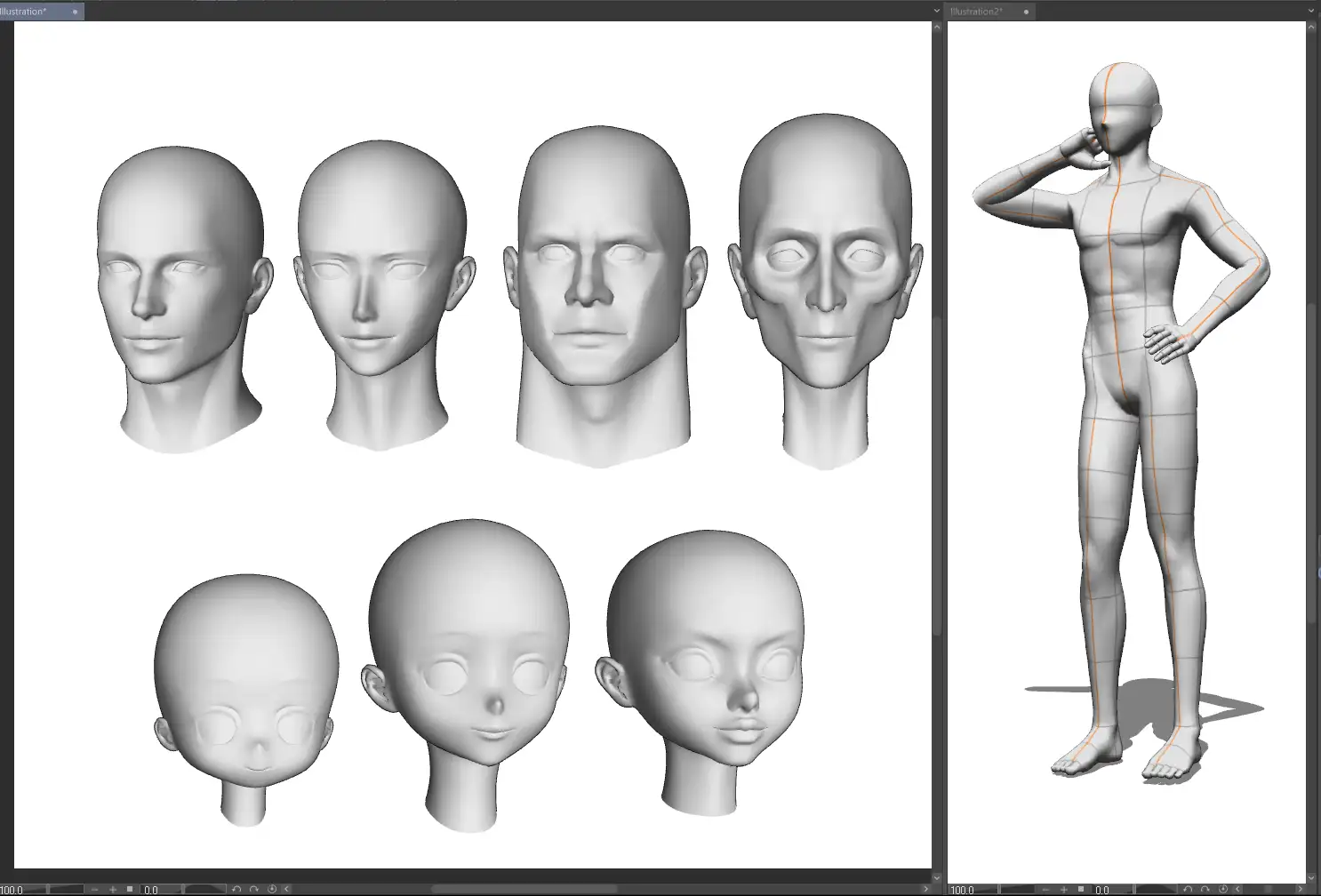 Artist Anatomy Tool, Art Muscle Reference Model, Female Human Body