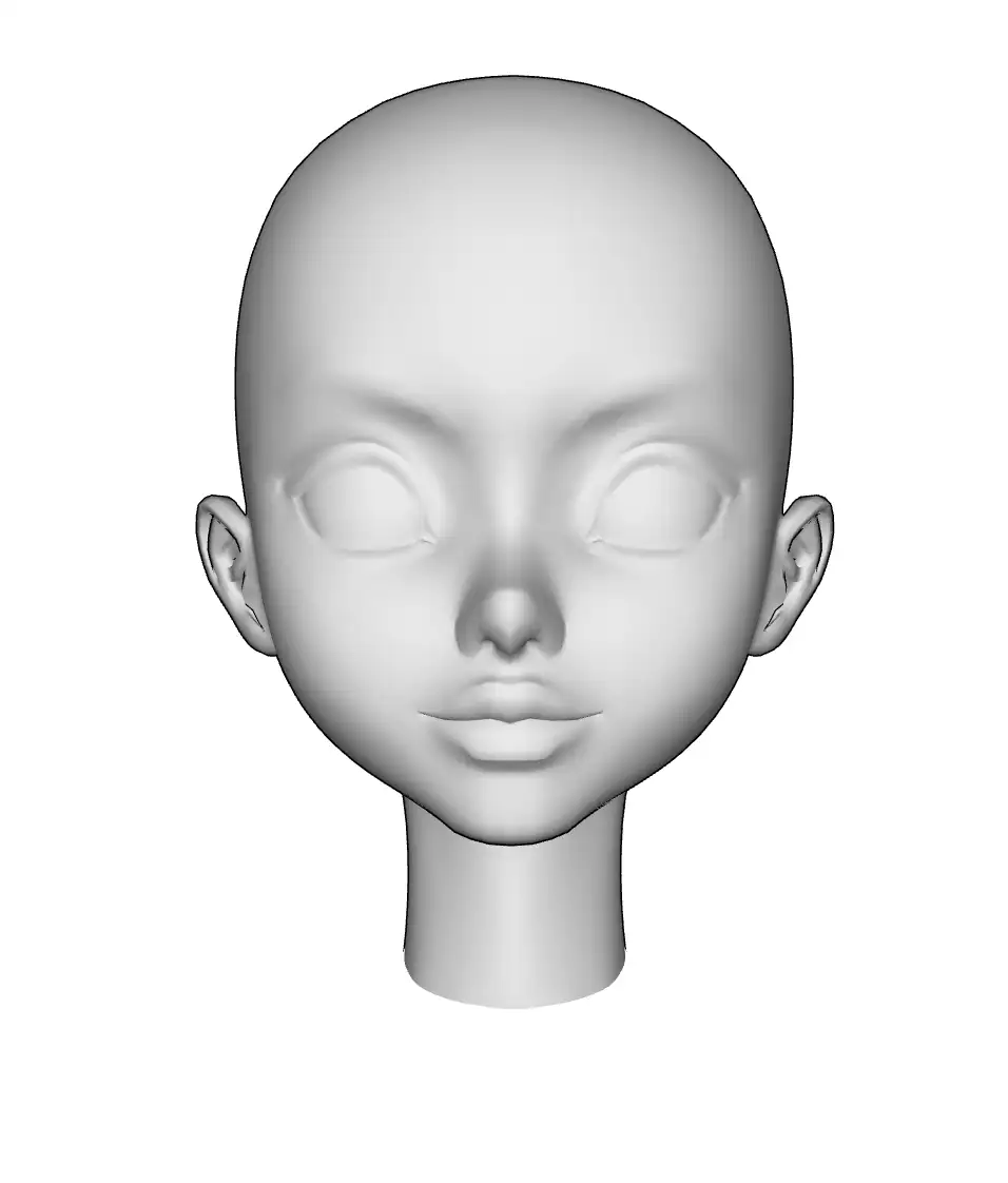 Mannequin Head 3D model